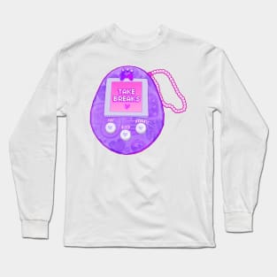 Take Breaks Retro Toy Purple Long Sleeve T-Shirt